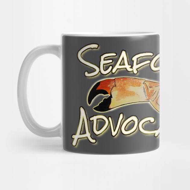 Seafood Advocate - funny seafood quotes by BrederWorks